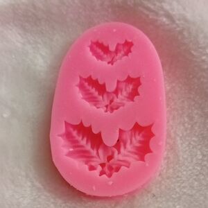 Pink Silicone Leaf Mold